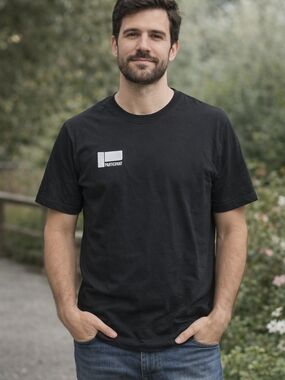 Black Short-Sleeve Crewneck T-Shirt